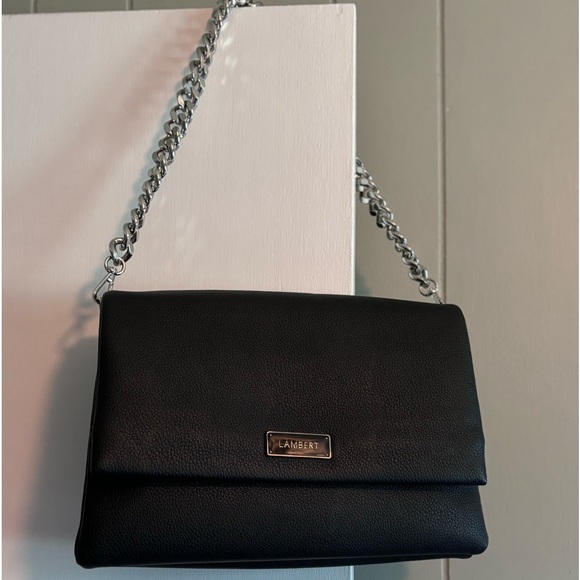 Black vegan leather cross body bag - Picture 2 of 4